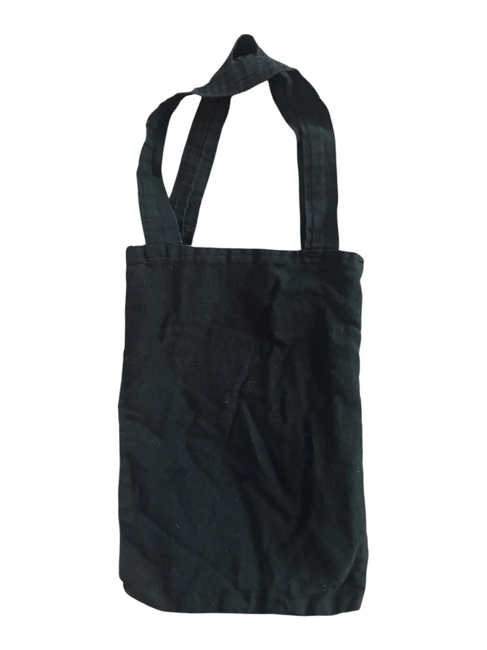 Reversible Checkerboard Tote Bag - Black & White Handmade Canvas Purse Checkered